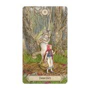 Fairy Tale Tarot Deck and Guidebook Set featuring mystical tales and enchanting characters beautifully illustrated to capture universal wisdom, timeless archetypes and profound life lessons. Includes 156-page illustrated guidebook for in-depth interpretations.