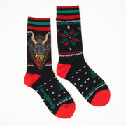 Krampus Ugly Xmas Sweater Crew Socks