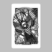 Heart & Hands Tarot Deck by Liz Blackbird, featuring flowers and figures. Intricate line-drawing technique in the 78-card black and white Tarot Deck with 72-page guidebook. Eclectic Tarot Deck rooted in Rider-Waite-Smith symbolism.