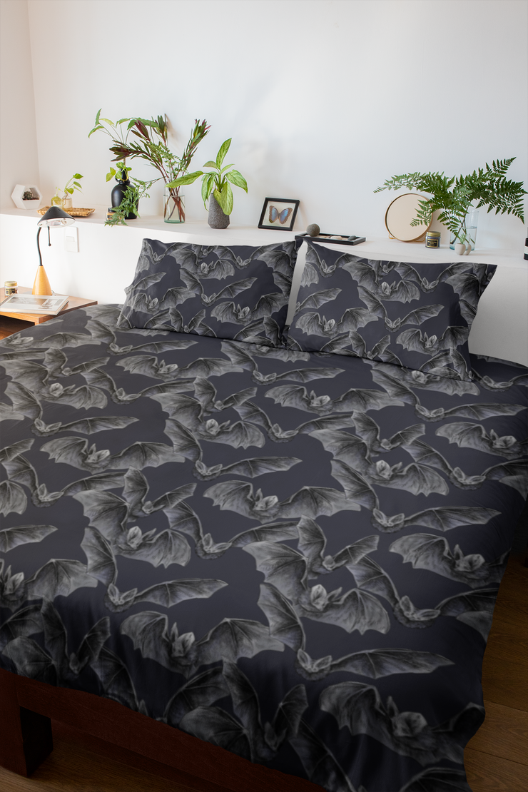 "On Wings of Leather" Microfiber Duvet Cover