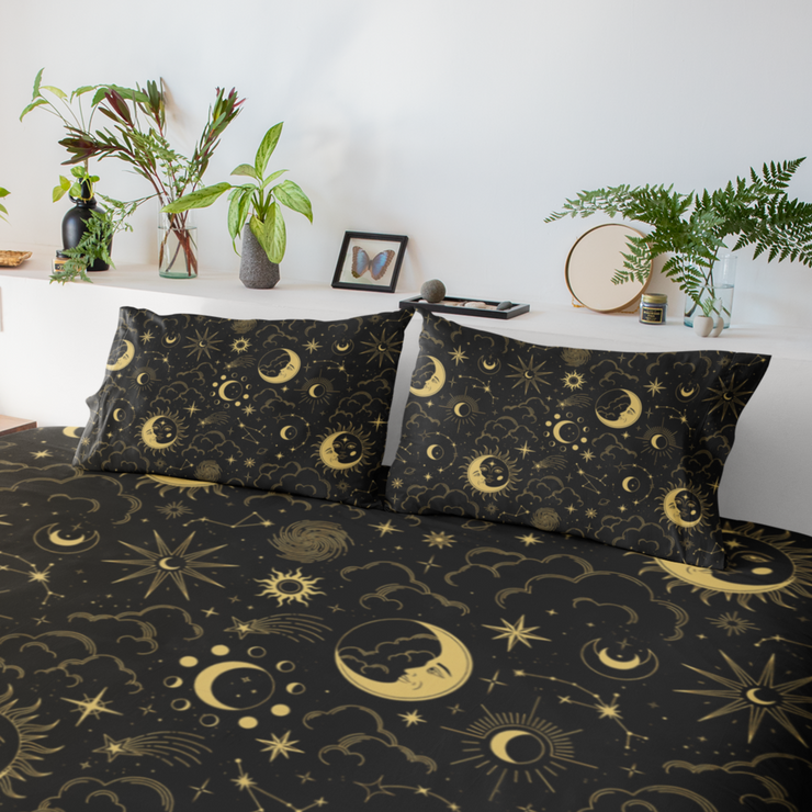 "Constellations" Microfiber Duvet Cover