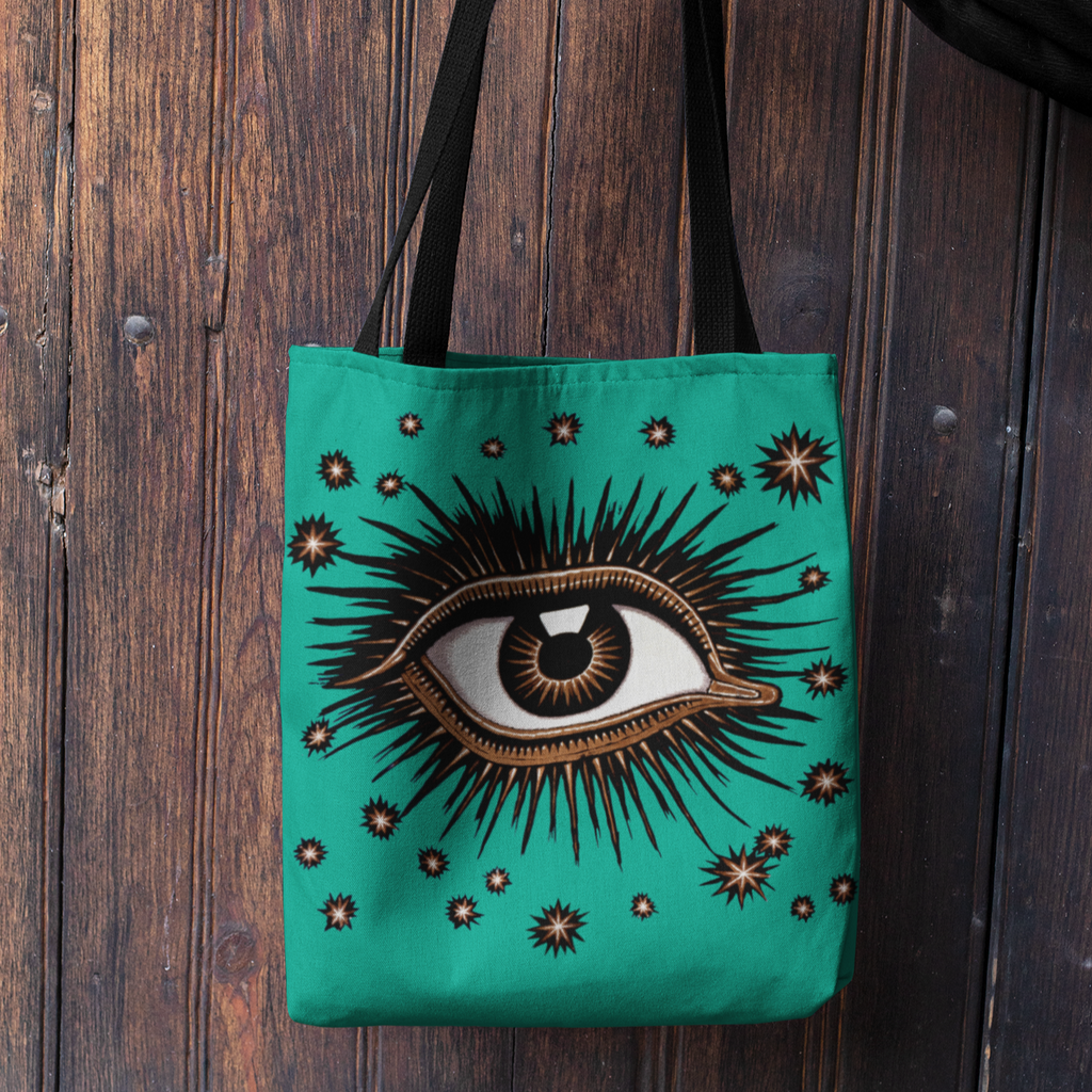 Woman's Eye Colorful Art Tote Bag