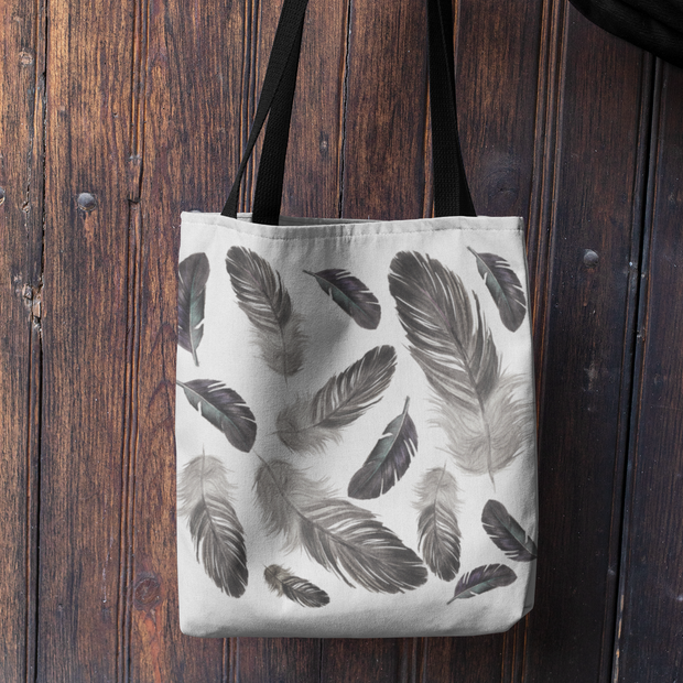 "Crow Feathers" Heavy-Duty Canvas Tote Bag