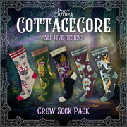 Cottagecore Crew Sock Pack | 5 Designs