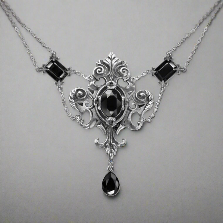 Queen of the Dark Night Necklace by Alchemy Gothic