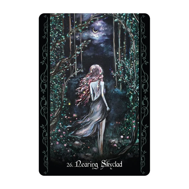 Begin your new journey with The Solitary Witch Oracle Deck by Lucy Cavendish, featuring 45 cards and a 180-page guidebook to celebrate your magical soul.