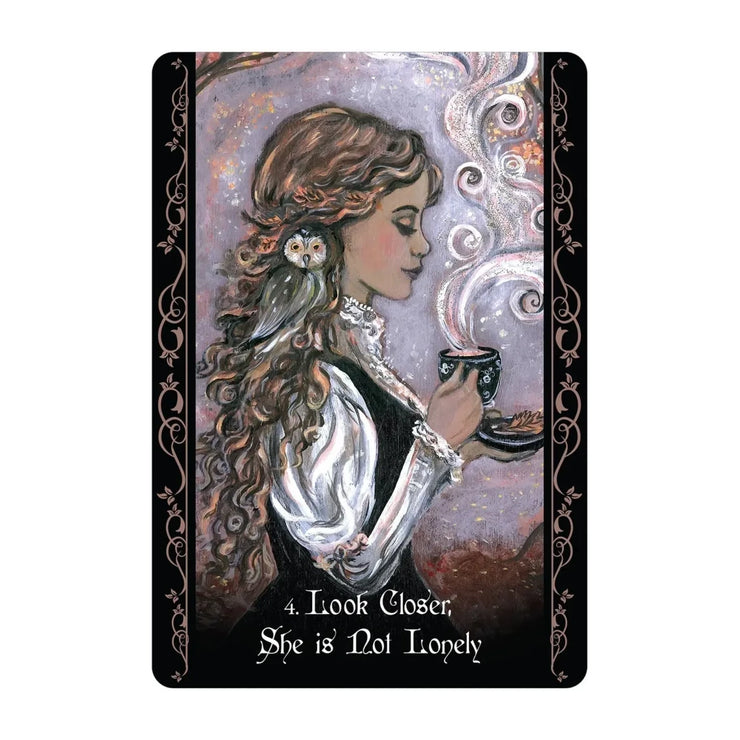 Begin your new journey with The Solitary Witch Oracle Deck by Lucy Cavendish, featuring 45 cards and a 180-page guidebook to celebrate your magical soul.