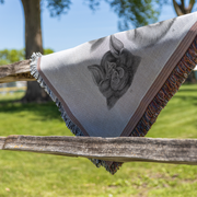 Vampire Bats Woven Throw Blanket featuring 'Chiroptera - Vampyrus' from Kunstformen der Natur by Ernst Haeckel. This beautifully crafted blanket is perfect for any setting—use it as a stunning wall decoration, a cozy throw for your sofa, or even a unique picnic spread.