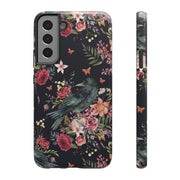 The Raven of the Wood Floral Crow Phone Case