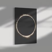 Toile rectangulaire "Photographie de l'éclipse solaire de 1927"