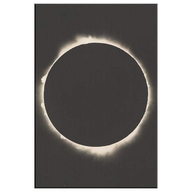 Toile rectangulaire "Photographie de l'éclipse solaire de 1927"