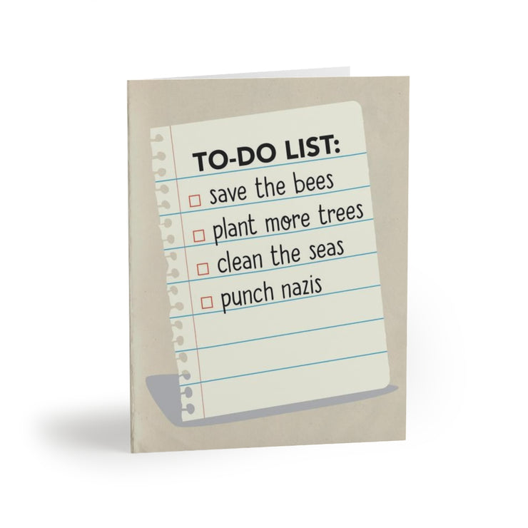 "Liste de tâches" Carte de vœux