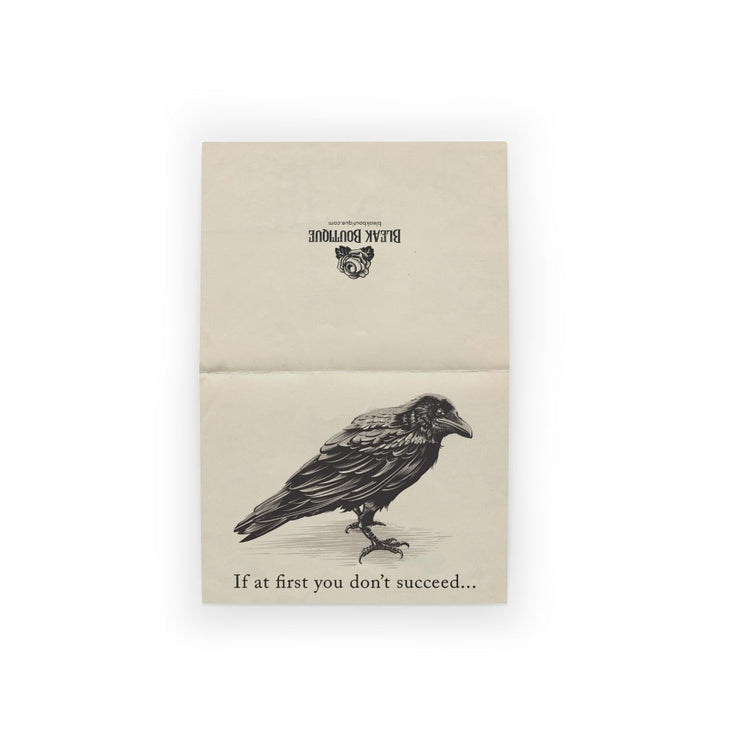 "Attempted Murder" Crow Greeting Card