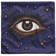 Coussin Art Déco « All Seeing Eye » - Violet