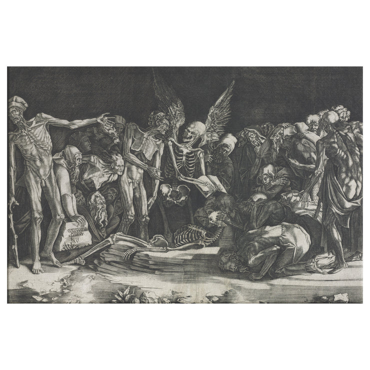 "Allegory of Death and Fame" Rectangle Canvas Wrap