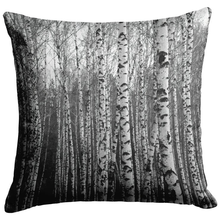 "Birch Trees" Throw Pillow