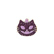 Cat-o-Lantern Enamel Lapel Pin
