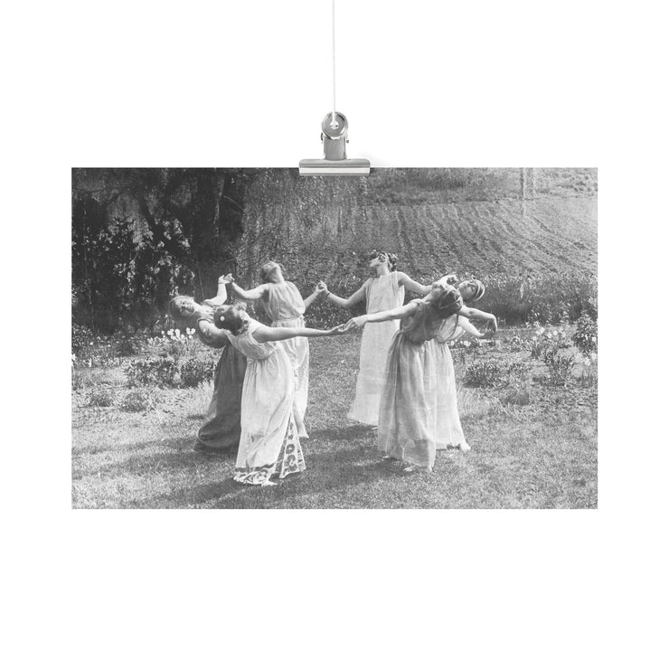 "Circle of Women Dancing" Matte Poster