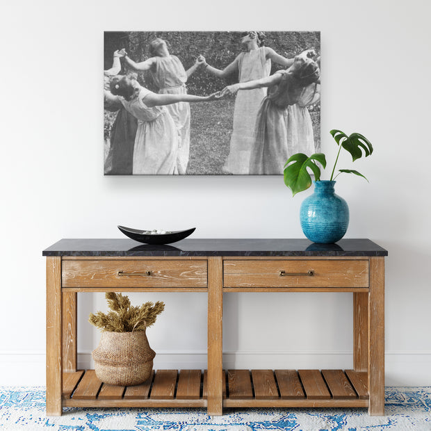 Enveloppe de toile rectangulaire « Cercle de femmes dansant »