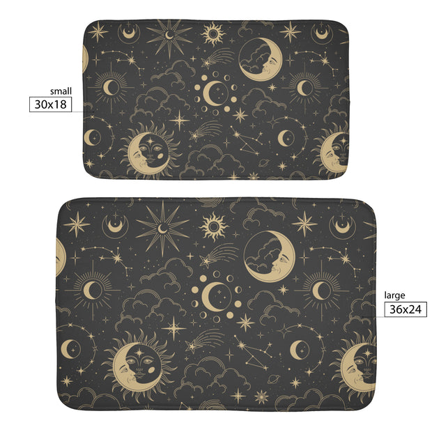 Tapis de bain en peluche « Constellations »