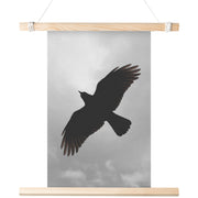 "Crow on a Cloudy Day" Matte Poster