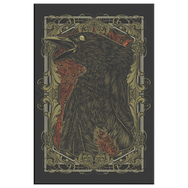 "Death of a Crow" Rectangle Canvas Wrap