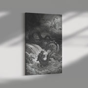 "Destruction of Leviathan" by Gustave Doré Rectangle Canvas Wrap