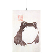 "Frog" by Matsumoto Hoji Matte Poster