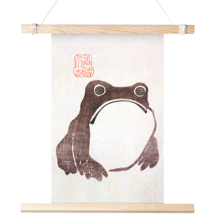 "Frog" by Matsumoto Hoji Matte Poster