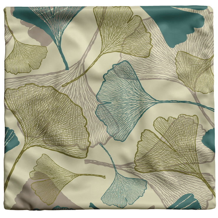 "Ginkgo Leaves" Throw Pillow