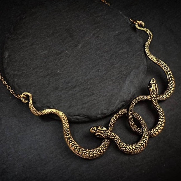 Lair of the Twin Serpents Necklace