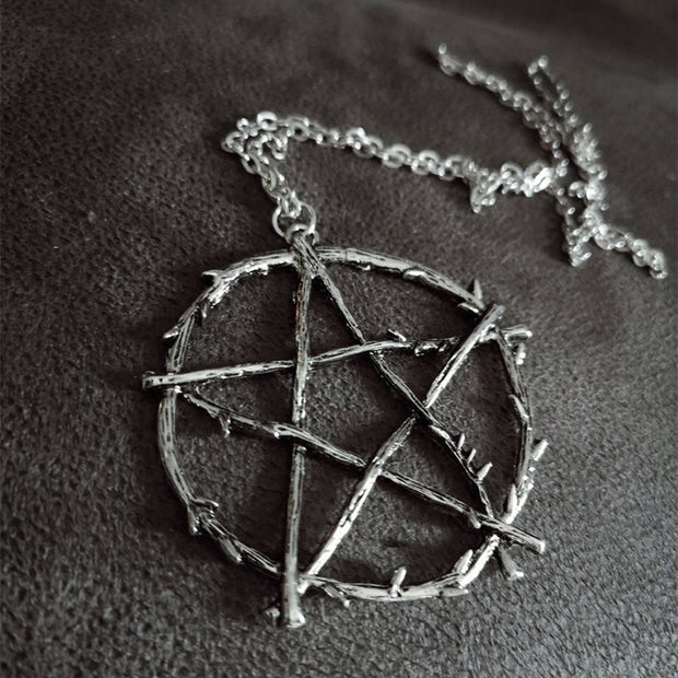 Enchanted Forest Pentacle Necklace