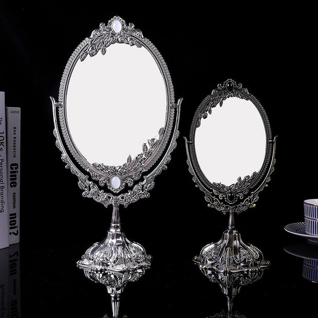 Antique Style Tabletop Makeup Mirror