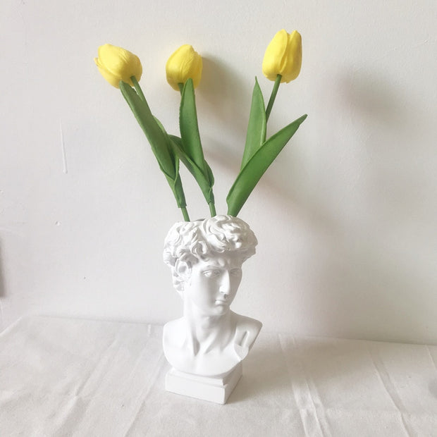 Vases à fleurs de statue classique