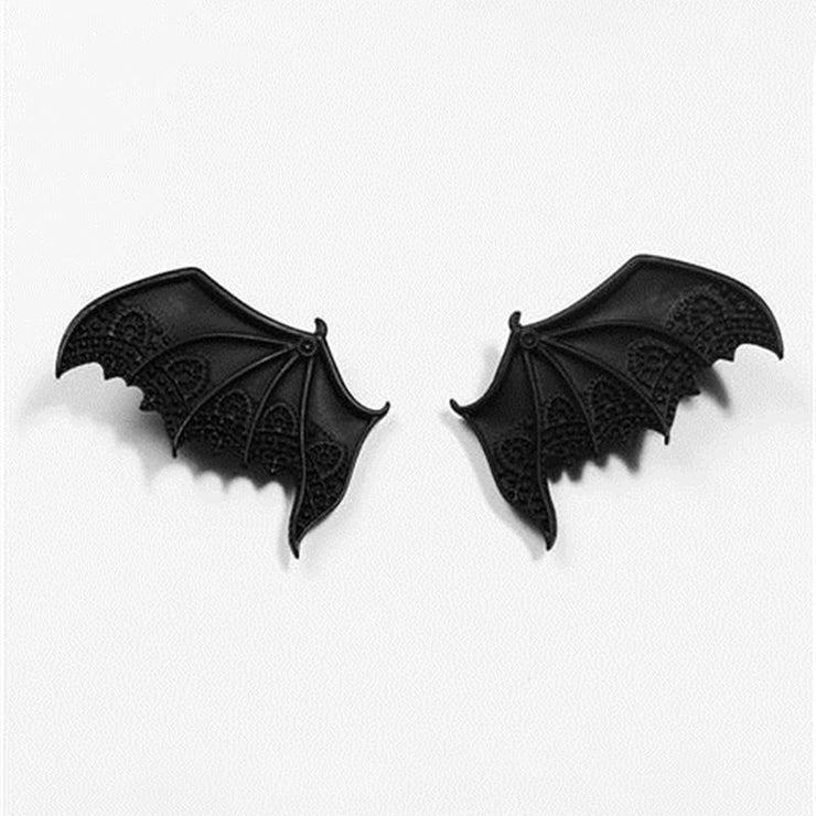 Clips de pelo de ala de murciélago adornados