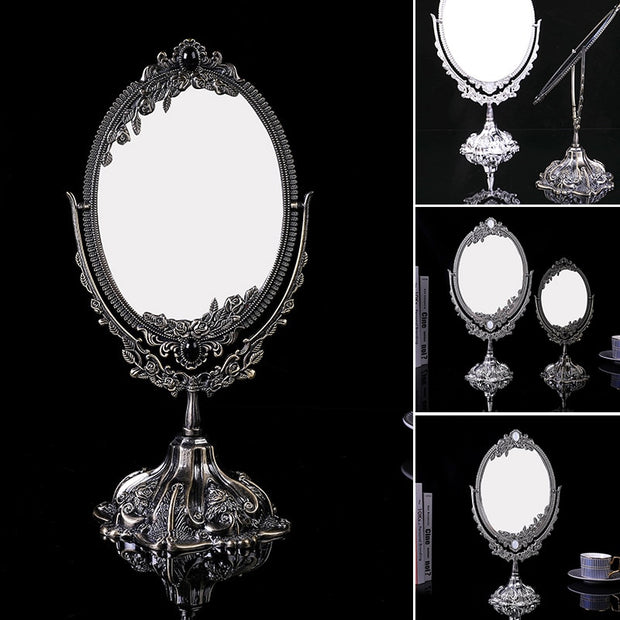 Antique Style Tabletop Makeup Mirror