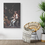 "Human Fragility" by Salvator Rosa Rectangle Canvas Wrap