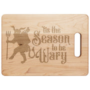 Krampus "Tis the Season" Maple Cutting Board