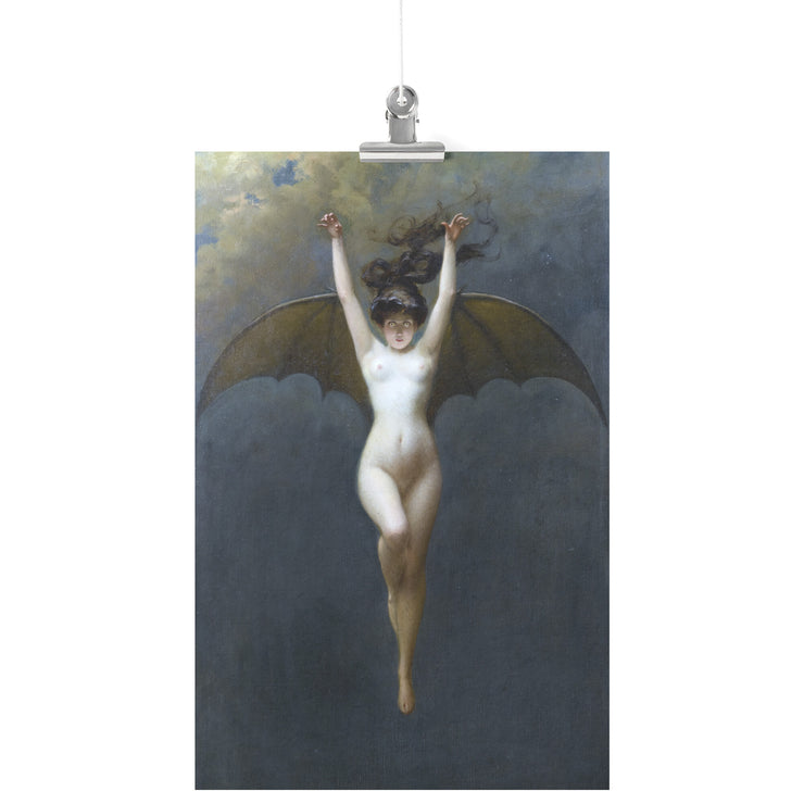 "La mujer murciélago" de Albert Joseph Pénot Póster mate
