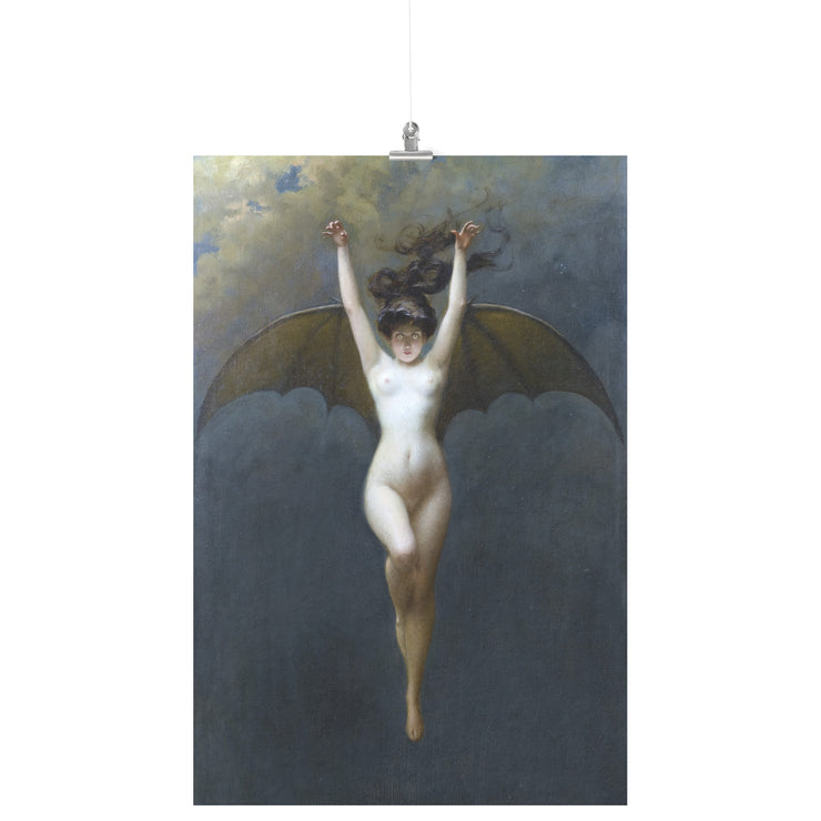 "La mujer murciélago" de Albert Joseph Pénot Póster mate
