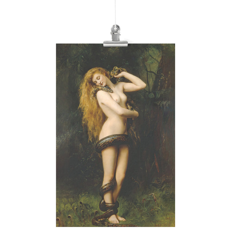 "Lilith" by John Collier Matte Poster