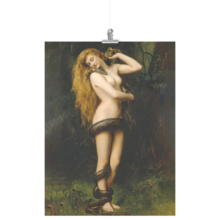 "Lilith" by John Collier Matte Poster