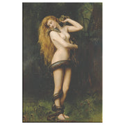 Envoltura de lienzo rectangular "Lilith" de John Collier