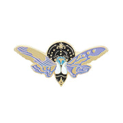 Mini Night Moth Enamel Lapel Pin