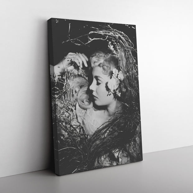"Ophelia" from Laurence Olivier's "Hamlet" Rectangle Canvas Wrap