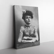 Enveloppe de toile rectangulaire « Portrait de Maud Wagner »