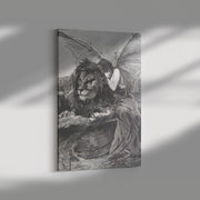 "Power and Cunning" by Josef Arpad Koppay Rectangle Canvas Wrap