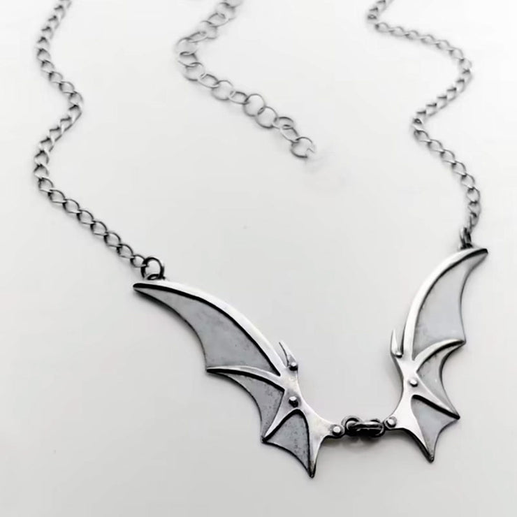 Collar Delight in the Night Bat Wings