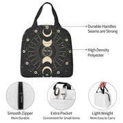 Moon Phases Reusable Insulated Lunch Bags