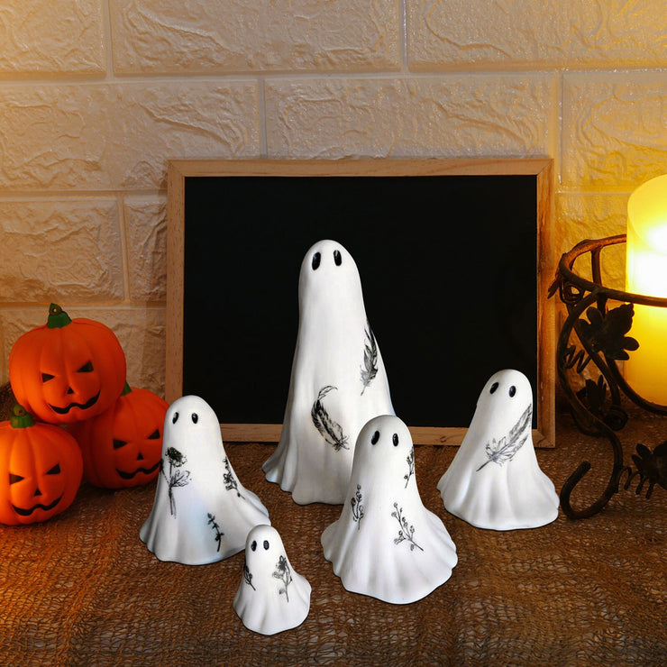 Ghost Family Figurines 5-Pcs Set